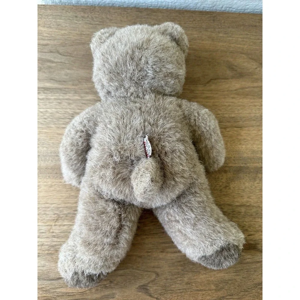 Vintage‎ GUND Plush Bear Brown Teddy 1986 Light Brown Stuffed Animal
